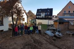 Abbau Klettergeruest KiGa Vach