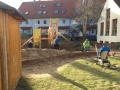 Sand schaufeln
