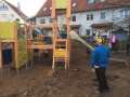 Sand schaufeln