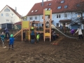 Sand schaufeln
