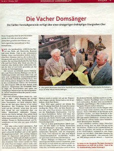 Die Vacher Domsänger