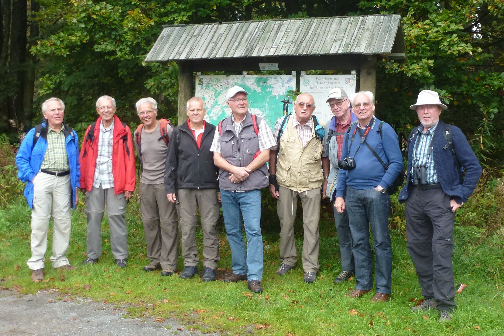 Männer-Runde Vach: Herbstwanderung im Fichtelgebirge