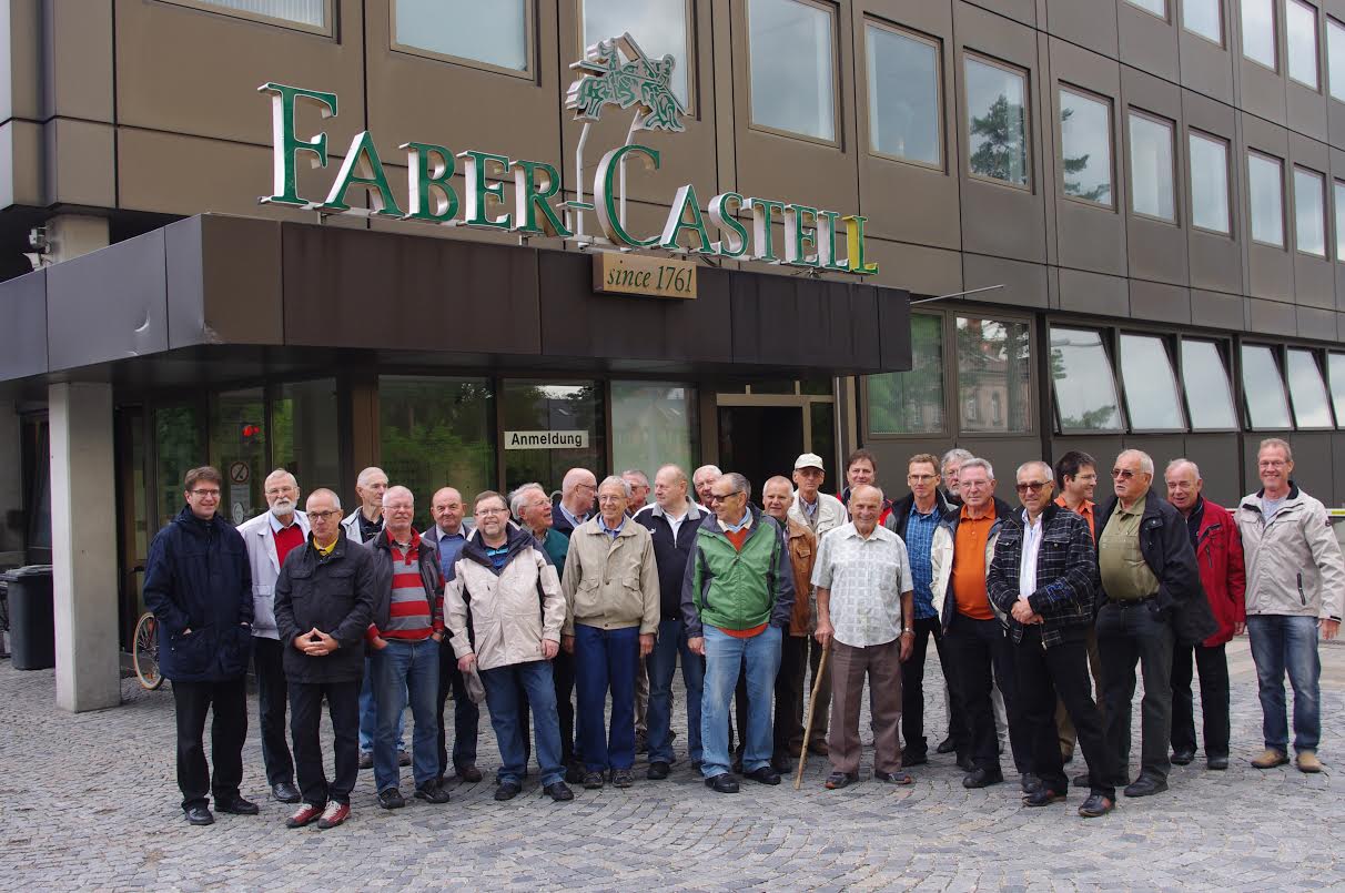 Männerrunde: Werksbesichtigung Faber-Castell in Stein
