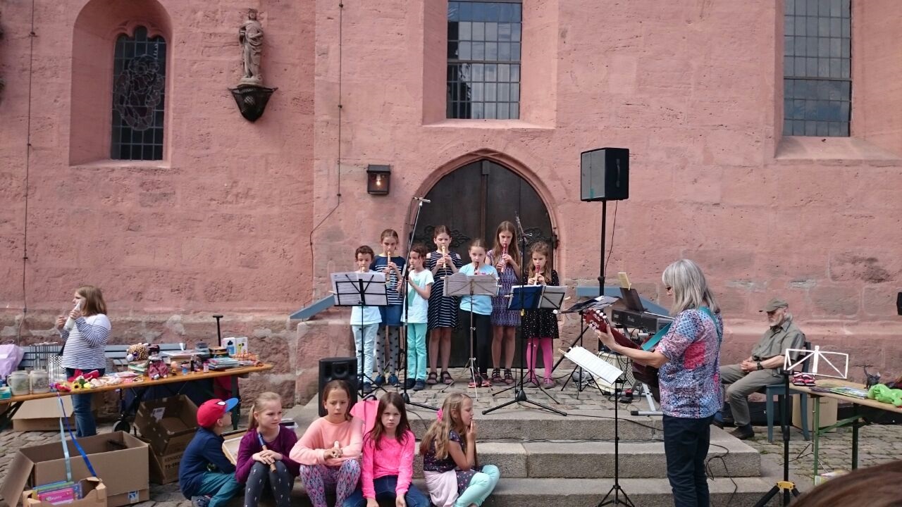 Sommerkonzert der Flöten- und Klavierschüler