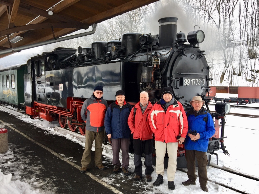 Männerrunde Vach: Mehrtageswanderung „Winter im Erzgebirge“