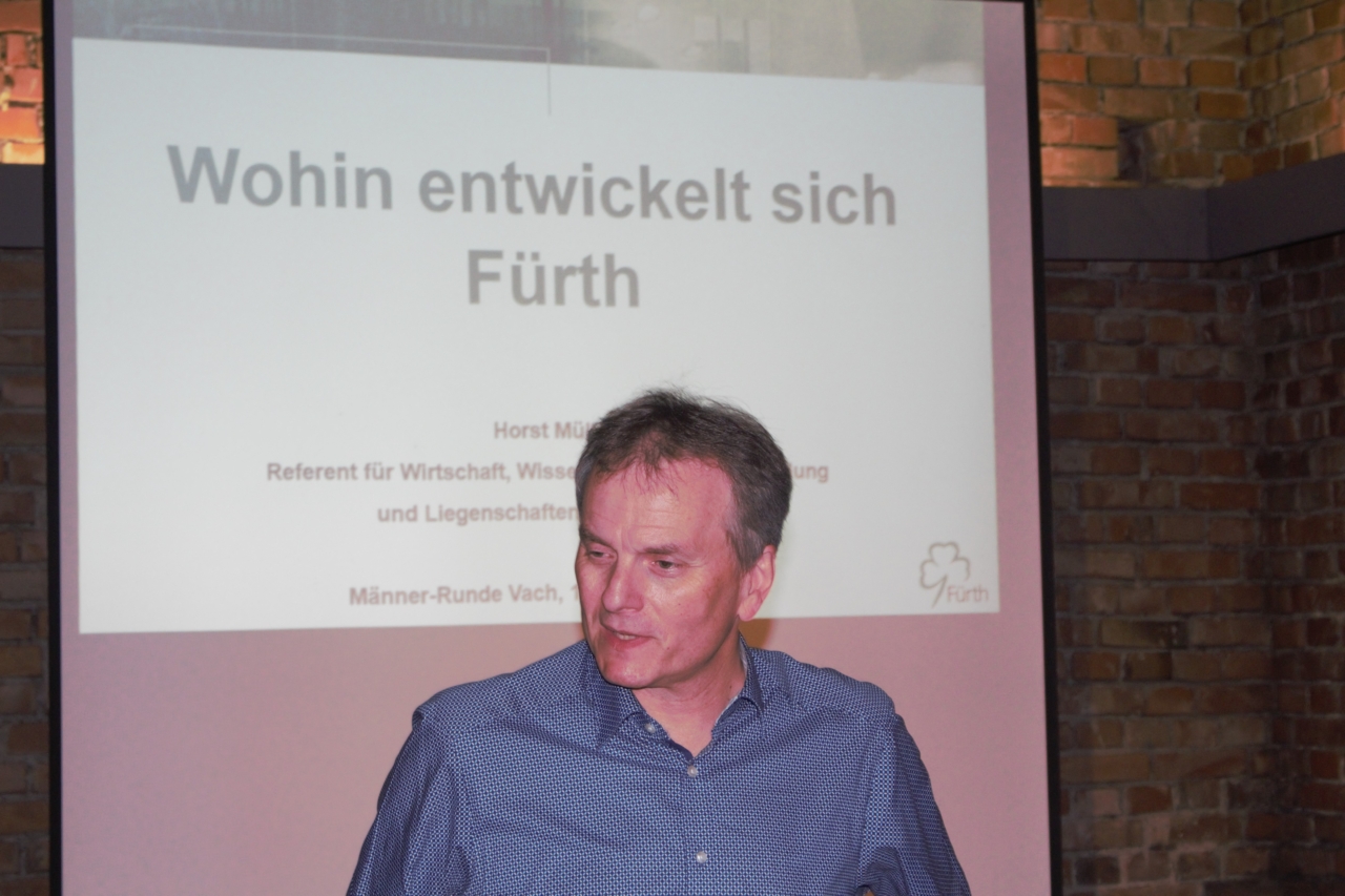 Männerrunde Themenabend: „Die wirtschaftliche Entwicklung der Stadt Fürth“
