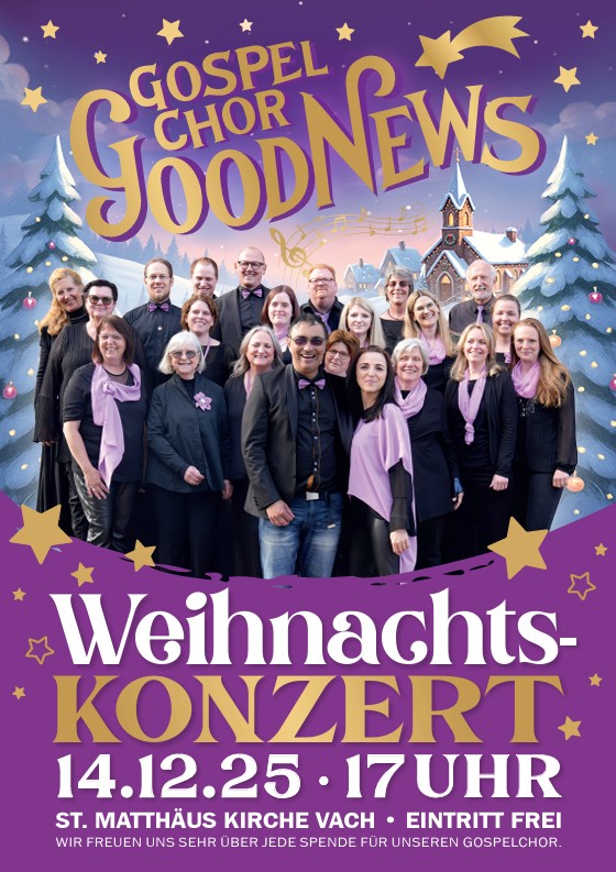 Weihnachtskonzert des Gospelchores
